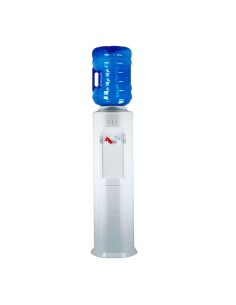 Elegance white refillable bottle dispenser