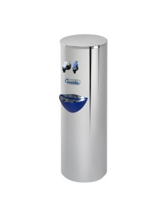 7ID Series stainless steel network fountain with cold and hot water channels